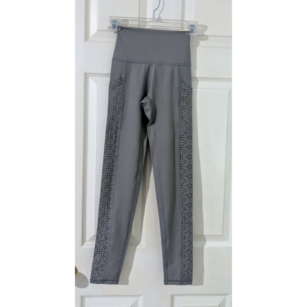 Aerie Chill. Play. Move Gray 7/8 Legging XS Hi-Rise Feel Cool Medium Support NWT